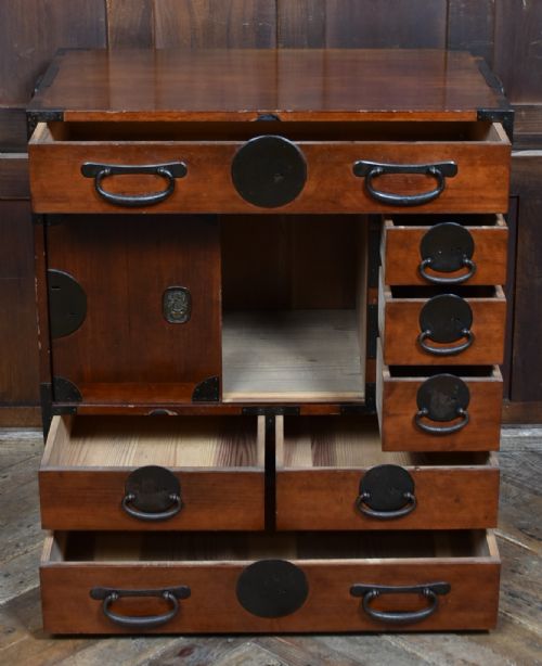JAPANESE KEYAKI MERCHANT CHEST - ADDITIONAL PHOTO 9