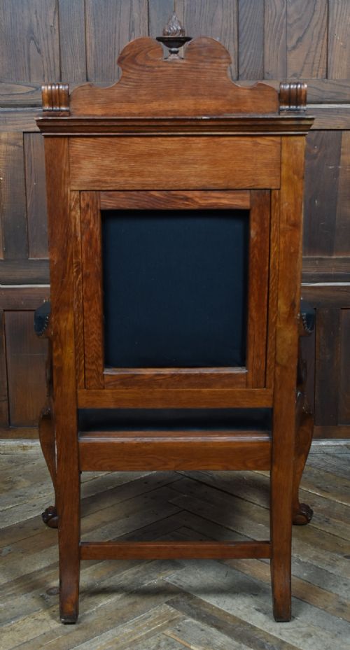 19TH CENTURY OAK ARM CHAIR - ADDITIONAL PHOTO 10