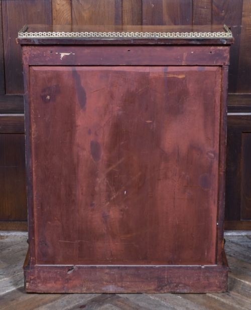VICTORIAN BURR WALNUT PIER CABINET DISPLAY CABINET - ADDITIONAL PHOTO 14