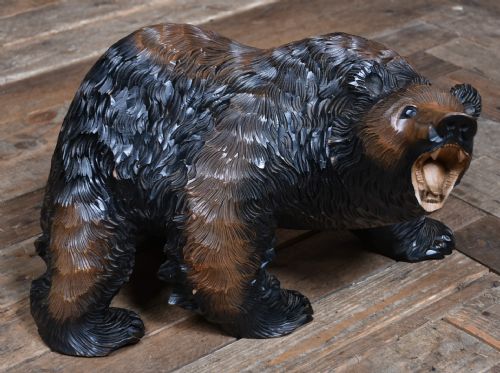 JAPANESE KIBORI KUMA HANDCARVED BEAR - ADDITIONAL PHOTO 2