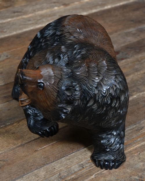 JAPANESE KIBORI KUMA HANDCARVED BEAR - ADDITIONAL PHOTO 5