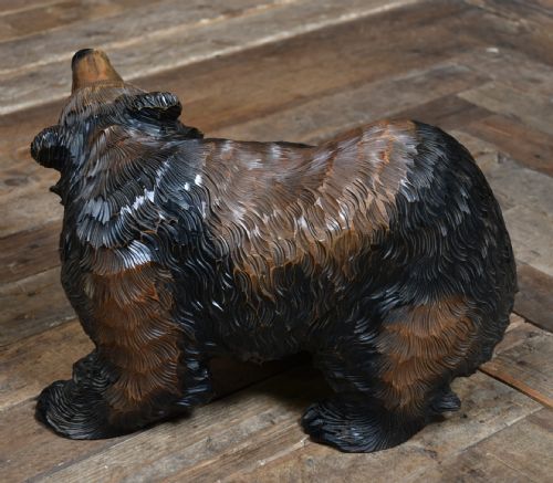 JAPANESE KIBORI KUMA HANDCARVED BEAR - ADDITIONAL PHOTO 6