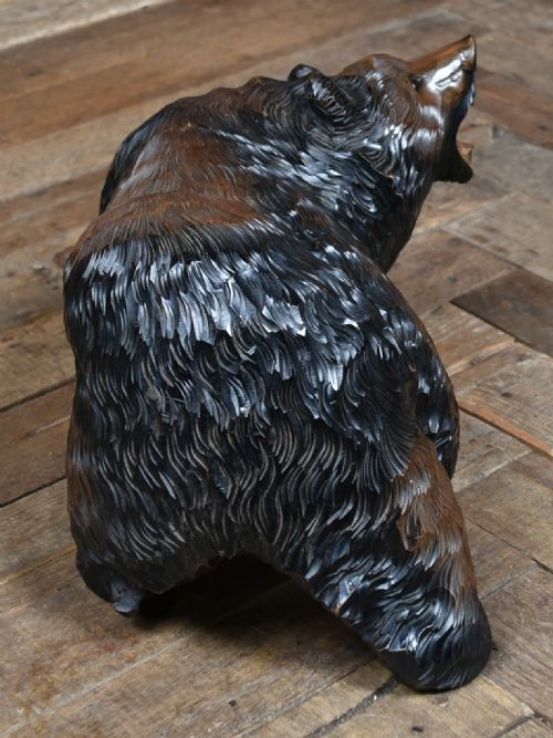 JAPANESE KIBORI KUMA HANDCARVED BEAR - ADDITIONAL PHOTO 7