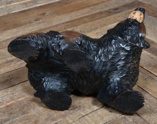 JAPANESE KIBORI KUMA HANDCARVED BEAR - ADDITIONAL PHOTO 8