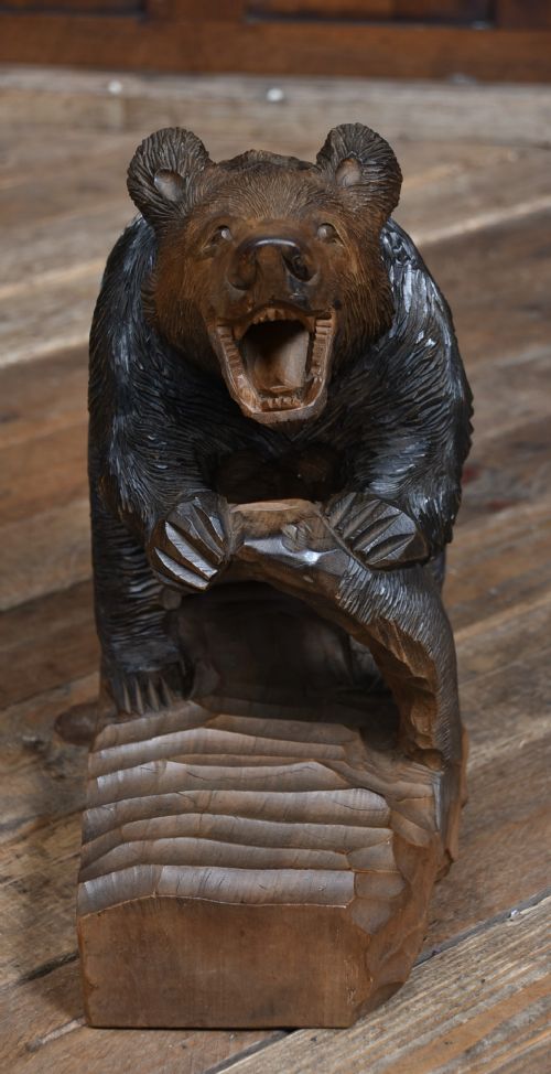 JAPANESE KIBORI KUMA HANDCARVED BEAR - ADDITIONAL PHOTO 3