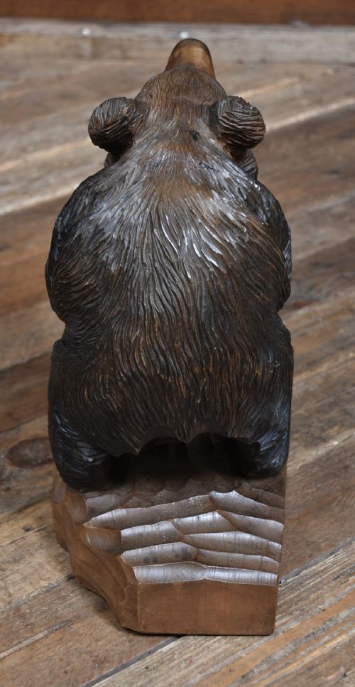 JAPANESE KIBORI KUMA HANDCARVED BEAR - ADDITIONAL PHOTO 5