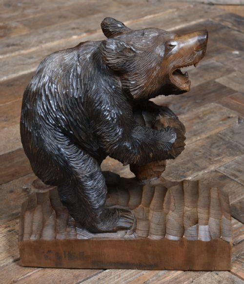 JAPANESE KIBORI KUMA HANDCARVED BEAR - ADDITIONAL PHOTO 6