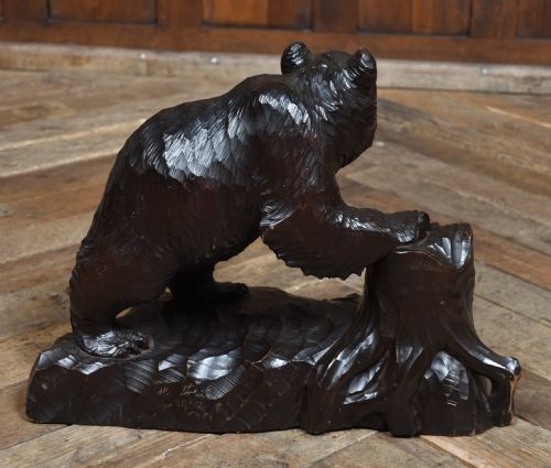 JAPANESE KIBORI KUMA HANDCARVED BEAR - ADDITIONAL PHOTO 4