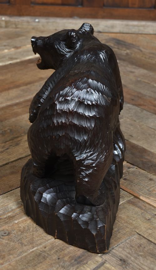 JAPANESE KIBORI KUMA HANDCARVED BEAR - ADDITIONAL PHOTO 5