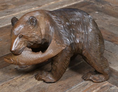 JAPANESE KIBORI KUMA HANDCARVED BEAR - ADDITIONAL PHOTO 2