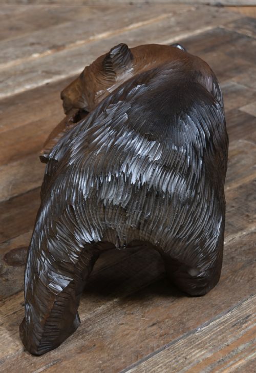 JAPANESE KIBORI KUMA HANDCARVED BEAR - ADDITIONAL PHOTO 3