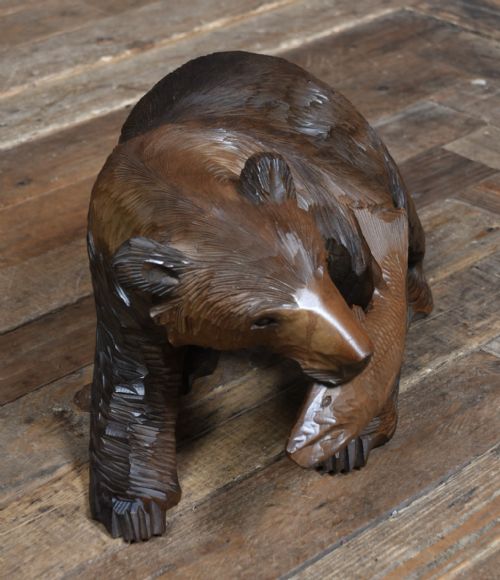 JAPANESE KIBORI KUMA HANDCARVED BEAR - ADDITIONAL PHOTO 5