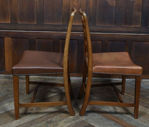 SET OF 8 EDWARDIAN LADDERBACK CHAIRS - ADDITIONAL PHOTO 8