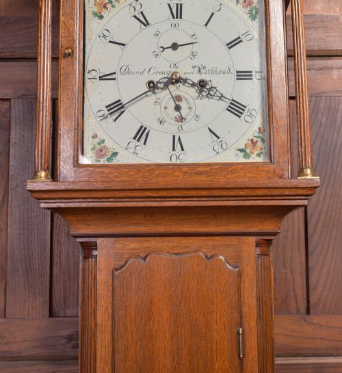 SCOTTISH VICTORIAN DAVID CRAIG FORD PATH HEAD LONGCASE CLOCK - ADDITIONAL PHOTO 5