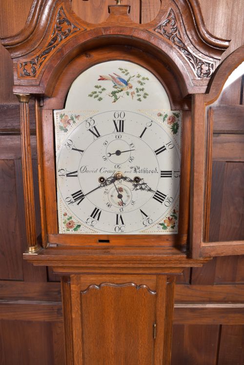 SCOTTISH VICTORIAN DAVID CRAIG FORD PATH HEAD LONGCASE CLOCK - ADDITIONAL PHOTO 9