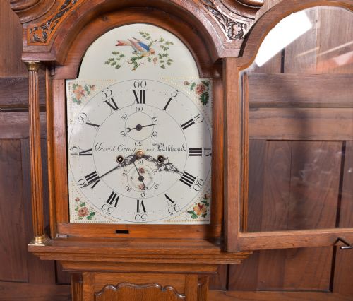 SCOTTISH VICTORIAN DAVID CRAIG FORD PATH HEAD LONGCASE CLOCK - ADDITIONAL PHOTO 11