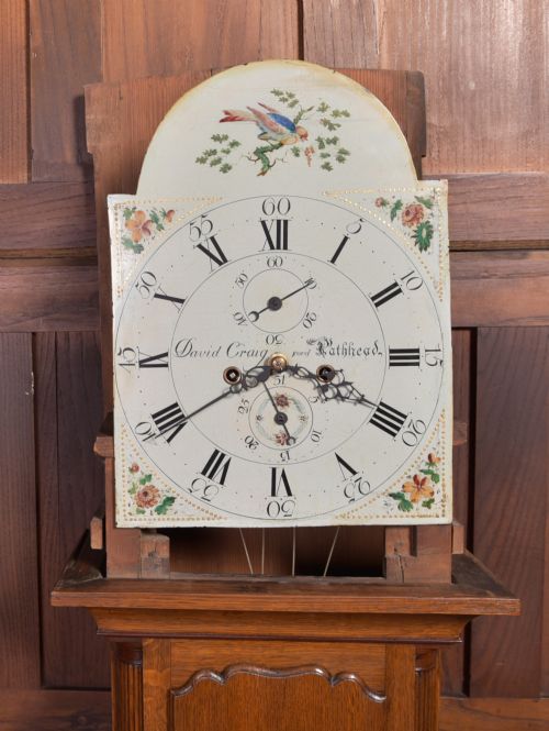SCOTTISH VICTORIAN DAVID CRAIG FORD PATH HEAD LONGCASE CLOCK - ADDITIONAL PHOTO 14