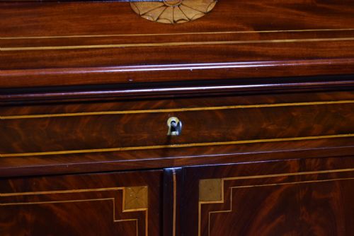 GEORGIAN MAHOGANY GENTLEMAN'S DESK - ADDITIONAL PHOTO 2