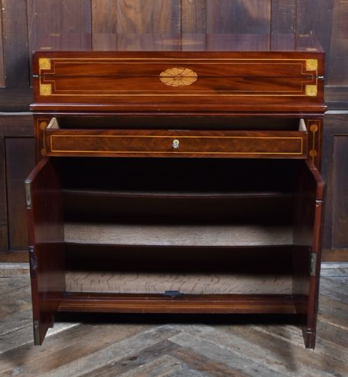 GEORGIAN MAHOGANY GENTLEMAN'S DESK - ADDITIONAL PHOTO 7