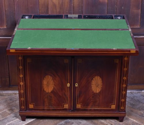 GEORGIAN MAHOGANY GENTLEMAN'S DESK - ADDITIONAL PHOTO 9