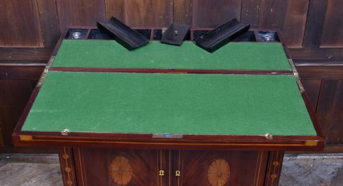 GEORGIAN MAHOGANY GENTLEMAN'S DESK - ADDITIONAL PHOTO 12