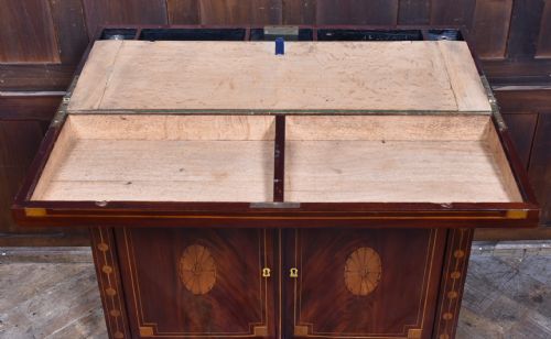GEORGIAN MAHOGANY GENTLEMAN'S DESK - ADDITIONAL PHOTO 13