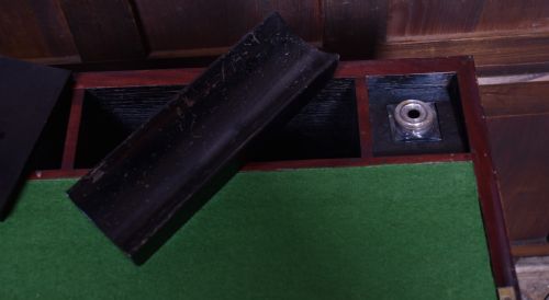 GEORGIAN MAHOGANY GENTLEMAN'S DESK - ADDITIONAL PHOTO 14