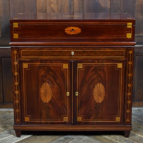 GEORGIAN MAHOGANY GENTLEMAN'S DESK - ADDITIONAL PHOTO 16