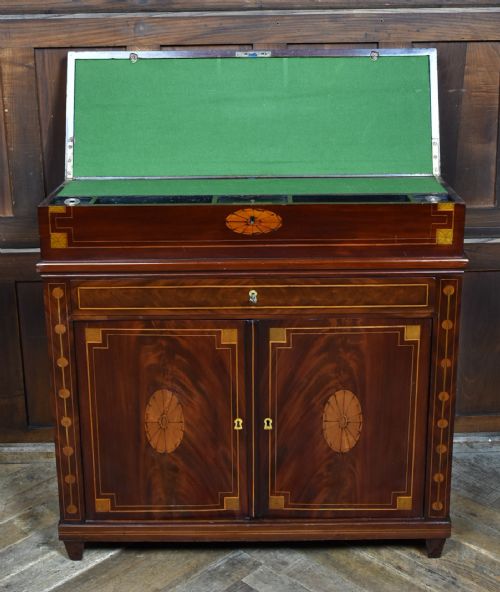 GEORGIAN MAHOGANY GENTLEMAN'S DESK - ADDITIONAL PHOTO 18