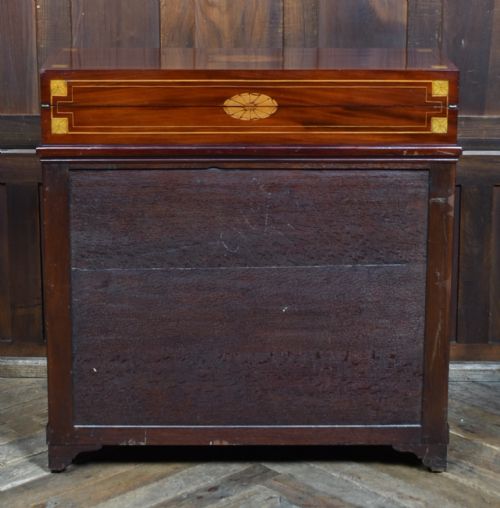 GEORGIAN MAHOGANY GENTLEMAN'S DESK - ADDITIONAL PHOTO 20