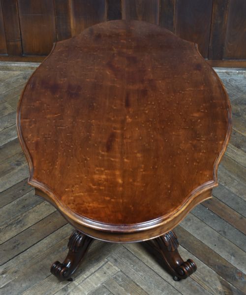 VICTORIAN MAHOGANY CENTRE TABLE - ADDITIONAL PHOTO 5