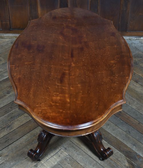 VICTORIAN MAHOGANY CENTRE TABLE - ADDITIONAL PHOTO 6
