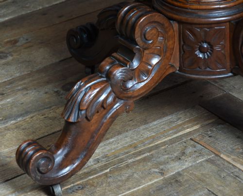 VICTORIAN MAHOGANY CENTRE TABLE - ADDITIONAL PHOTO 11