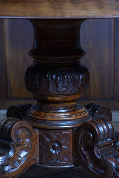 VICTORIAN MAHOGANY CENTRE TABLE - ADDITIONAL PHOTO 12
