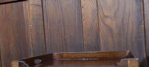 PAIR OF GEORGIAN MAHOGANY BEDSIDE POT CUPBOARDS - ADDITIONAL PHOTO 6