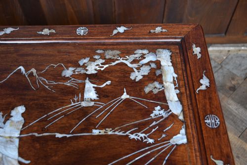 CHINESE HARDWOOD BLANKET BOX - ADDITIONAL PHOTO 3
