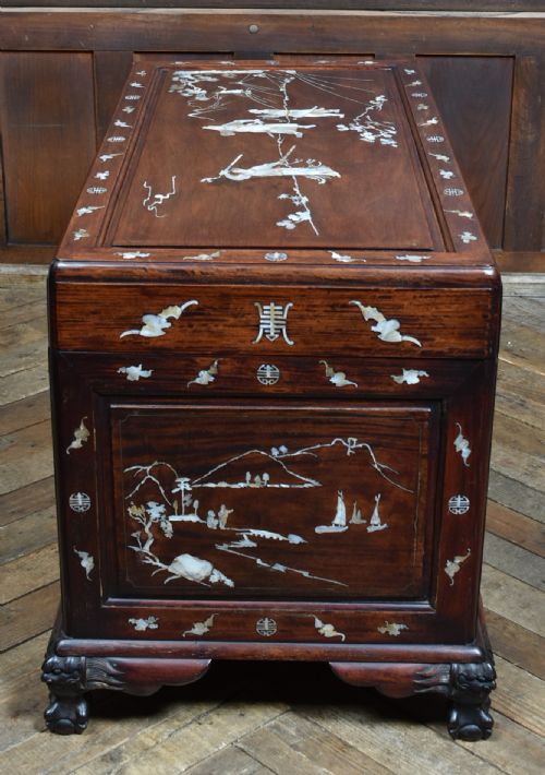 CHINESE HARDWOOD BLANKET BOX - ADDITIONAL PHOTO 15