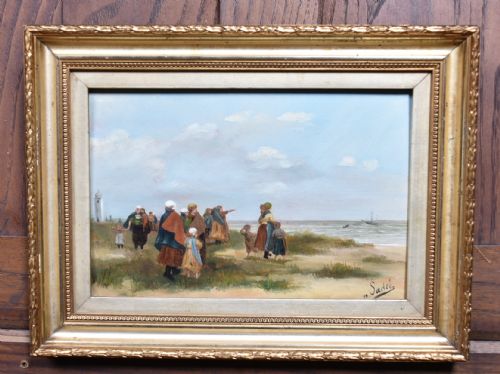PAIR OF SIGNED OIL ON BOARD SADEE - ADDITIONAL PHOTO 1