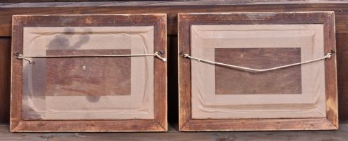 PAIR OF SIGNED OIL ON BOARD SADEE - ADDITIONAL PHOTO 8