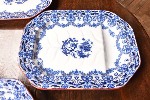 SET OF VICTORIAN OF BLUE WHITE ASHETTS - ADDITIONAL PHOTO 3