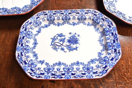 SET OF VICTORIAN OF BLUE WHITE ASHETTS - ADDITIONAL PHOTO 4