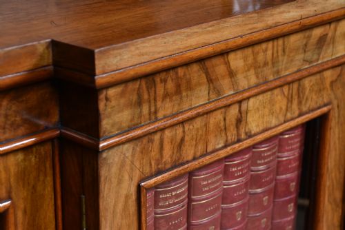 VICTORIAN WALNUT BOOKCASE - ADDITIONAL PHOTO 1
