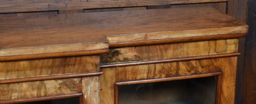 VICTORIAN WALNUT BOOKCASE - ADDITIONAL PHOTO 6