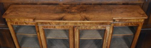 VICTORIAN WALNUT BOOKCASE - ADDITIONAL PHOTO 10