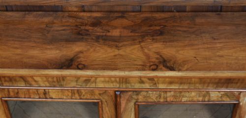 VICTORIAN WALNUT BOOKCASE - ADDITIONAL PHOTO 11