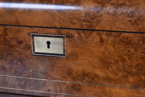 VICTORIAN WALNUT WRITING SLOPE - ADDITIONAL PHOTO 2