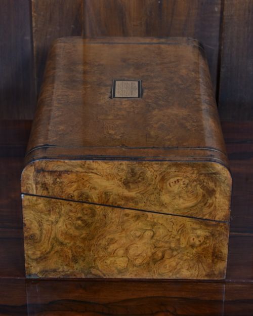 VICTORIAN WALNUT WRITING SLOPE - ADDITIONAL PHOTO 5