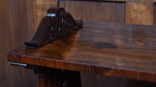 VICTORIAN ROSEWOOD WHATNOT SAMSON SON LONDON - ADDITIONAL PHOTO 6