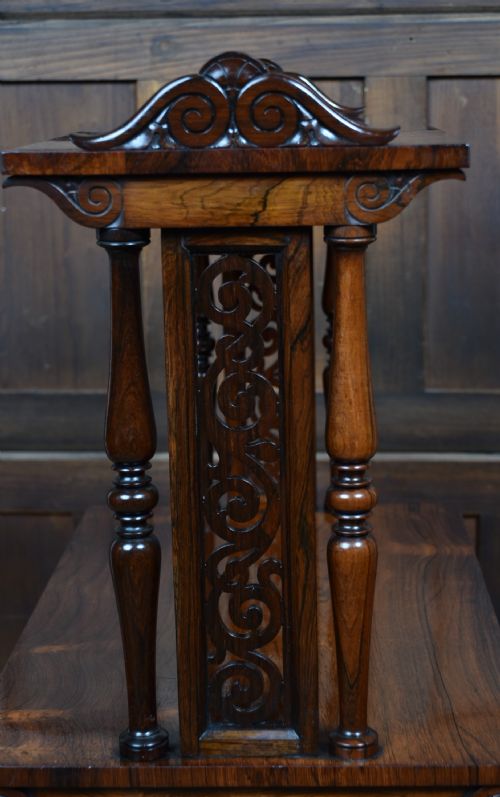 VICTORIAN ROSEWOOD WHATNOT SAMSON SON LONDON - ADDITIONAL PHOTO 9