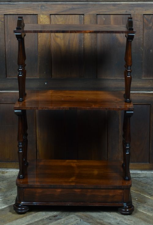 VICTORIAN ROSEWOOD WHATNOT SAMSON SON LONDON - ADDITIONAL PHOTO 11